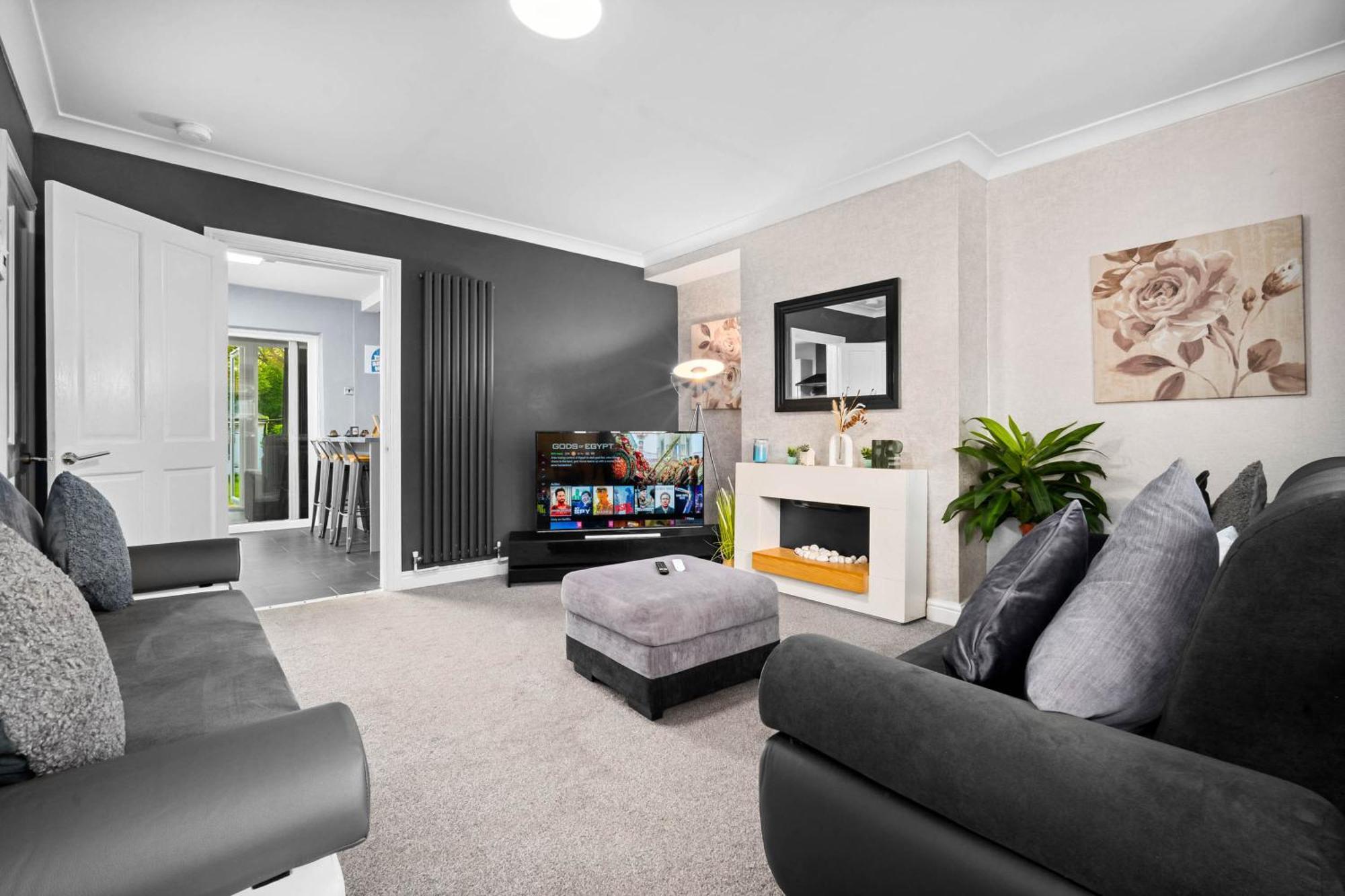 Stylish 3 Bedroom Home Away From Home 버밍엄 외부 사진